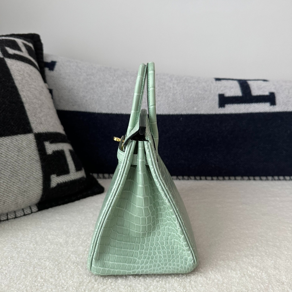 HERMÈS KELLY 28 VERT D'EAU ALLIGATOR – LIMITIERTE AUFLAGE